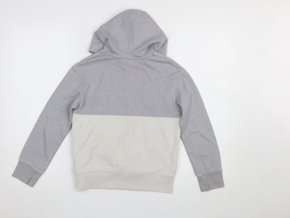 Boys UK Size 10-11 Years Under armour Grey Pullover Hoodie