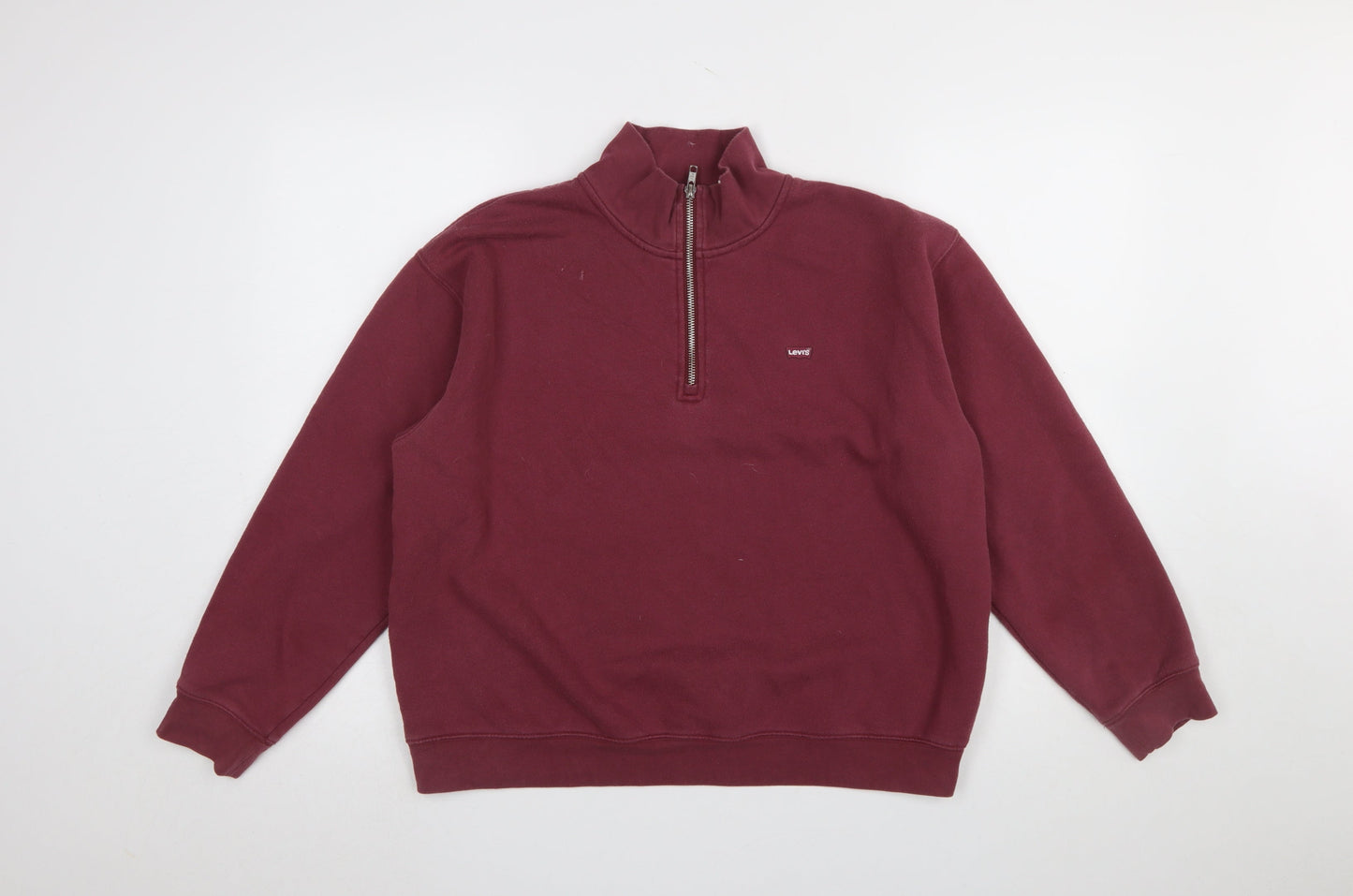 Womens UK Size M Levi's Red Pullover Sweatshirt