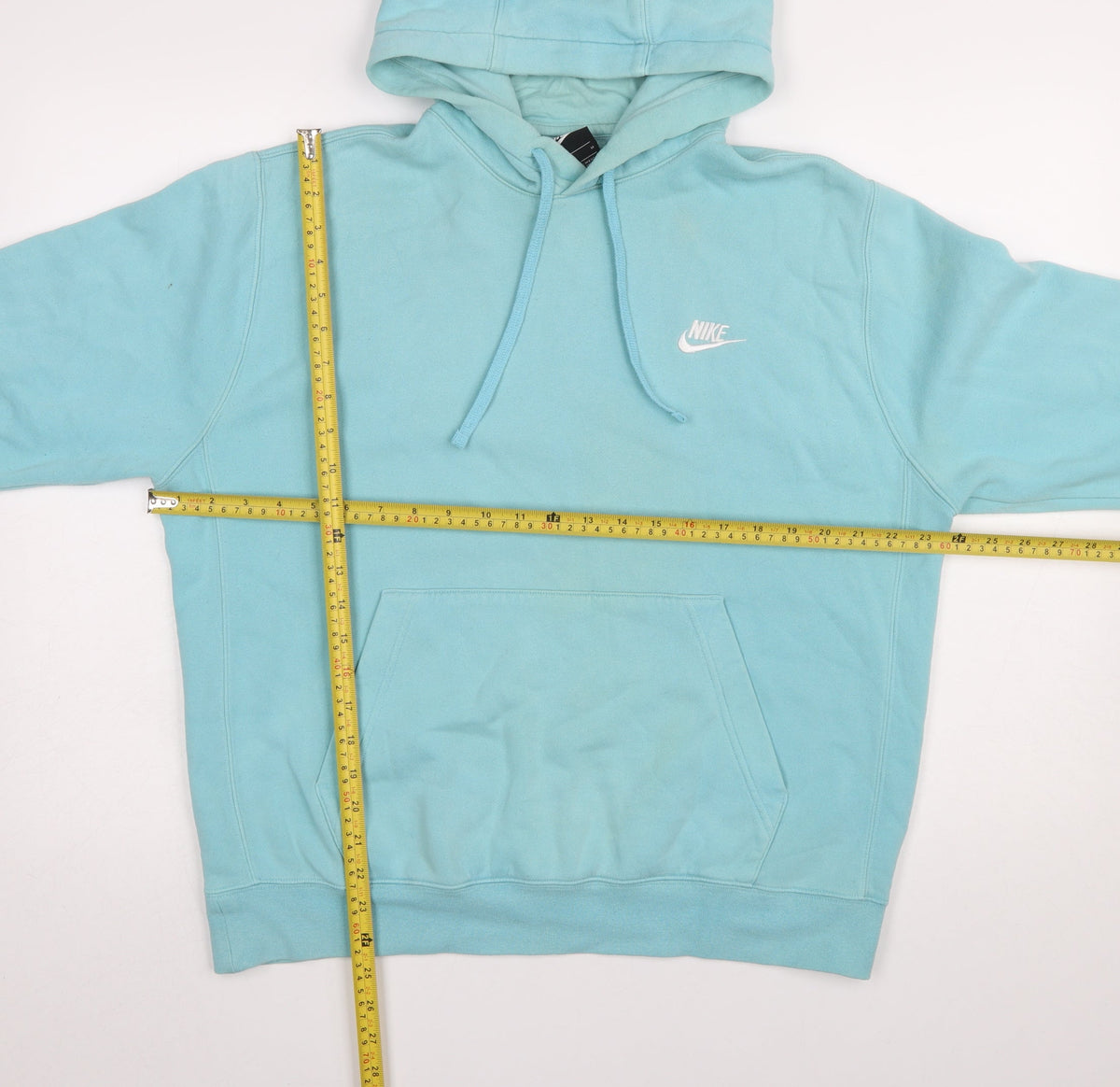 Womens UK Size M Nike Blue Pullover Hoodie