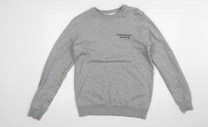 Mens UK Size M AS Colour Grey Pullover Sweatshirt