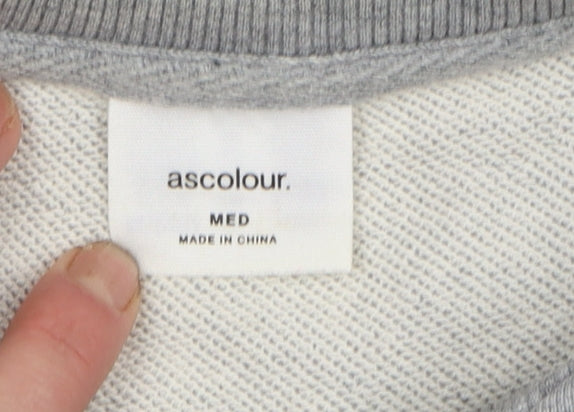 Mens UK Size M AS Colour Grey Pullover Sweatshirt