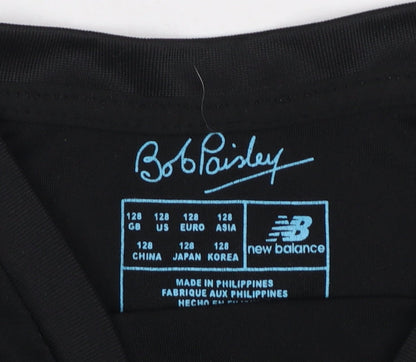 New Balance Boys Black Liverpool FC Salah #11 Jersey T-Shirt 8 Years