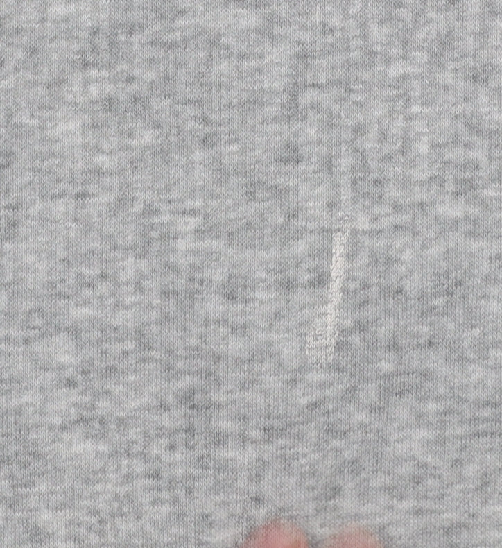 Nike Men's Grey Full Zip Hoodie M Lightweight Cotton Blend