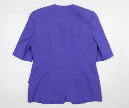 Womens UK Size 16 HARDOB Regular Purple Blazer