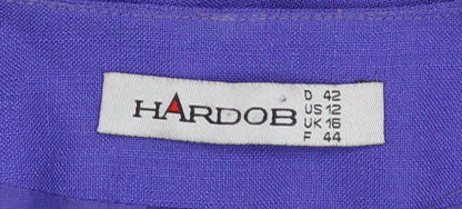 Womens UK Size 16 HARDOB Regular Purple Blazer