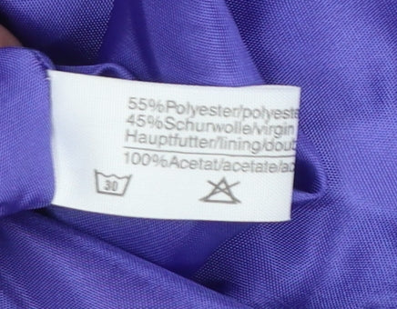 Womens UK Size 16 HARDOB Regular Purple Blazer