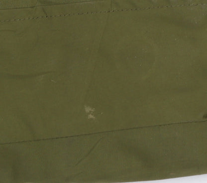 Womens UK Size 8 Topshop Green Parka Coat