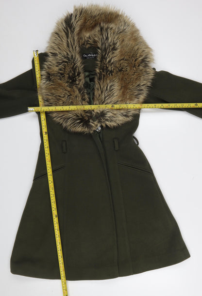 Womens UK Size 8 Miss Selfridge Green Overcoat