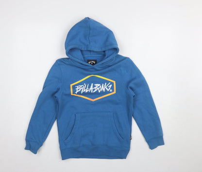 Boys UK Size 10 Years Billabong Blue Pullover Hoodie