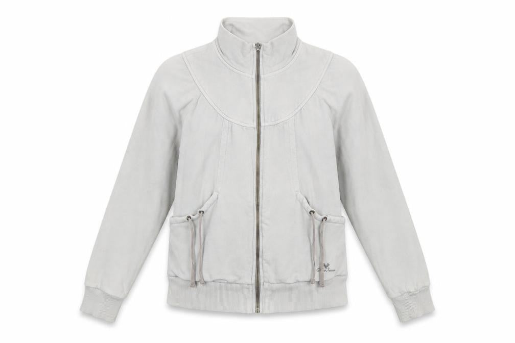 Womens UK Size L Pepe Jeans Grey Full Zip Sweatshirt