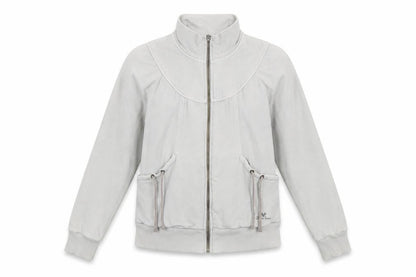 Womens UK Size L Pepe Jeans Grey Full Zip Sweatshirt