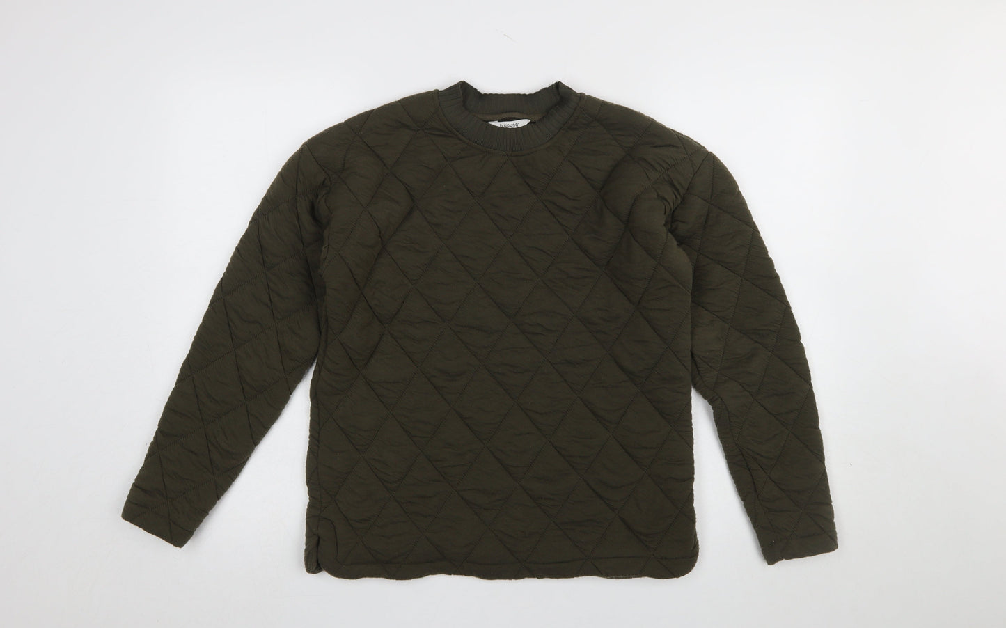 Womens UK Size XS b.young Green Pullover Sweatshirt