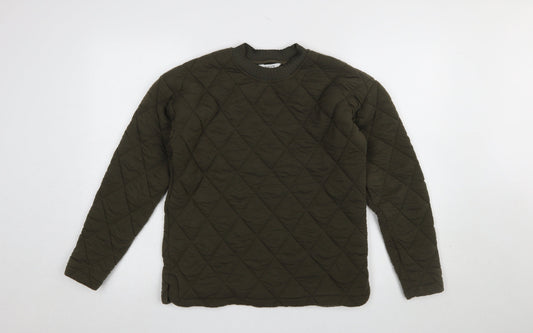 Womens UK Size XS b.young Green Pullover Sweatshirt