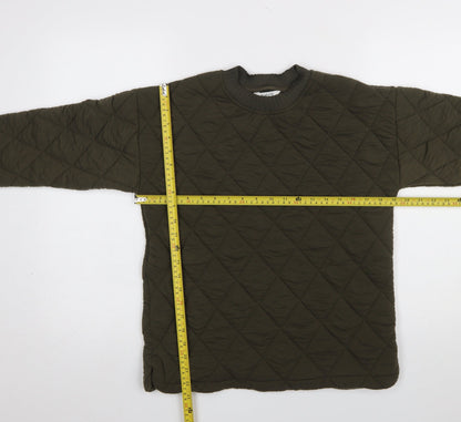 Womens UK Size XS b.young Green Pullover Sweatshirt