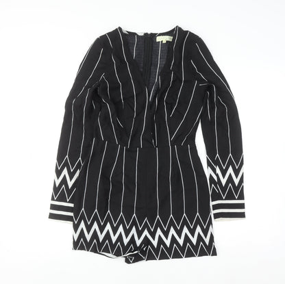 Womens UK Size S Love & Other Things One-Piece Black Playsuit