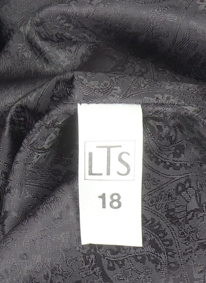 Womens UK Size 18 Long Tall Sally Tall Black Blazer