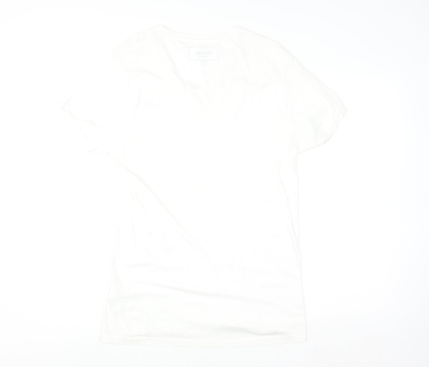 Mens UK Size S Firetrap White  T-Shirt