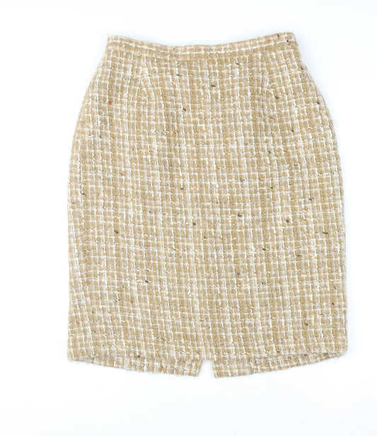 Womens UK Size 14 Alexon Straight & Pencil Tweed Skirt