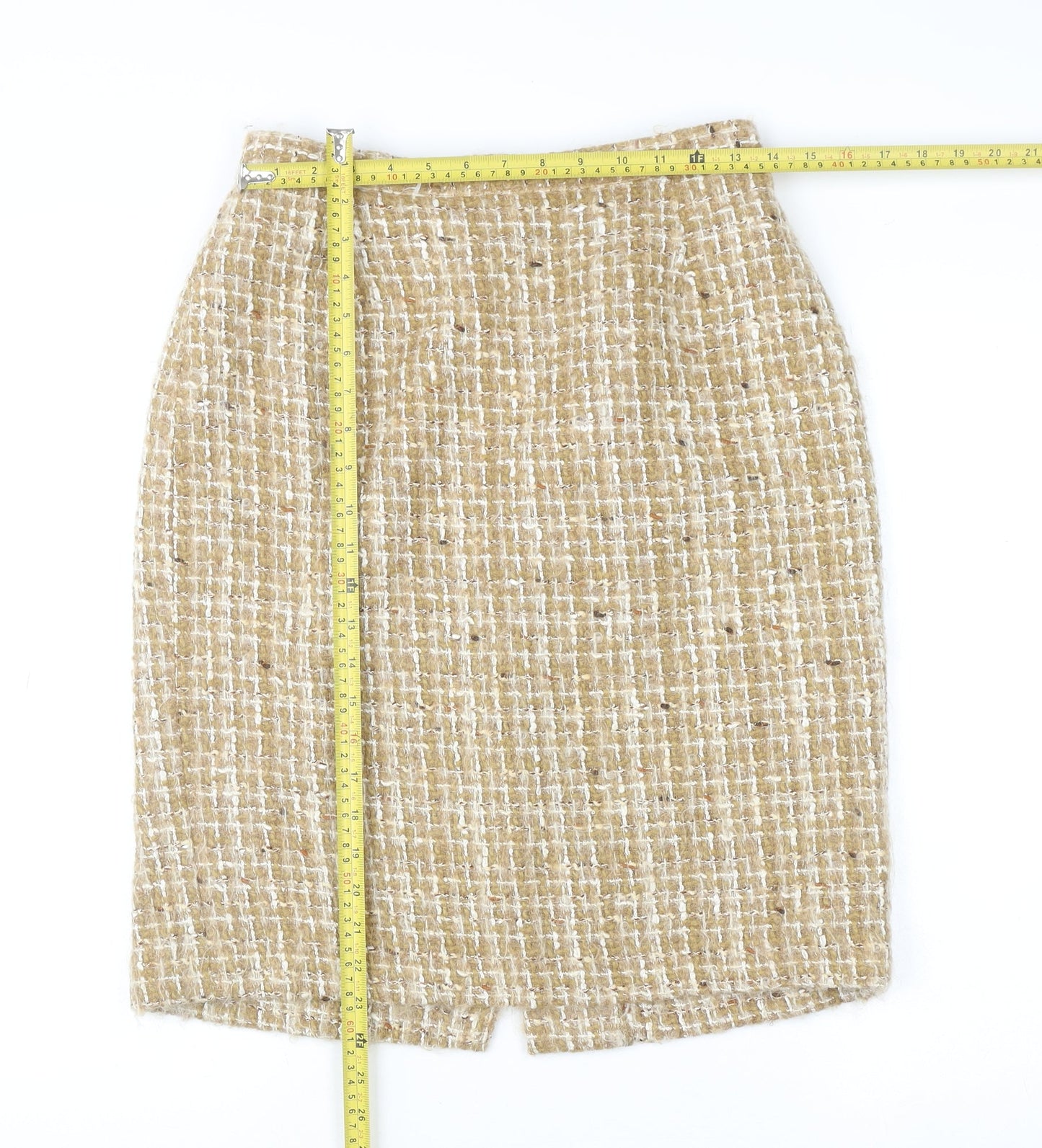 Womens UK Size 14 Alexon Straight & Pencil Tweed Skirt