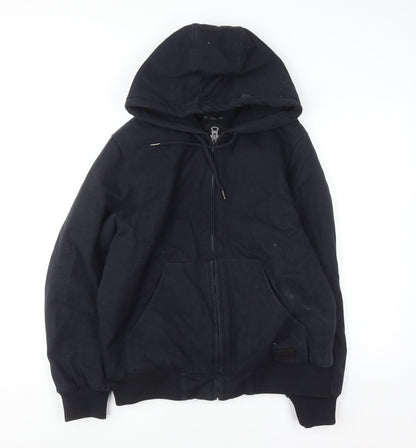 Mens UK Size L Original Denim Black Basic Jacket