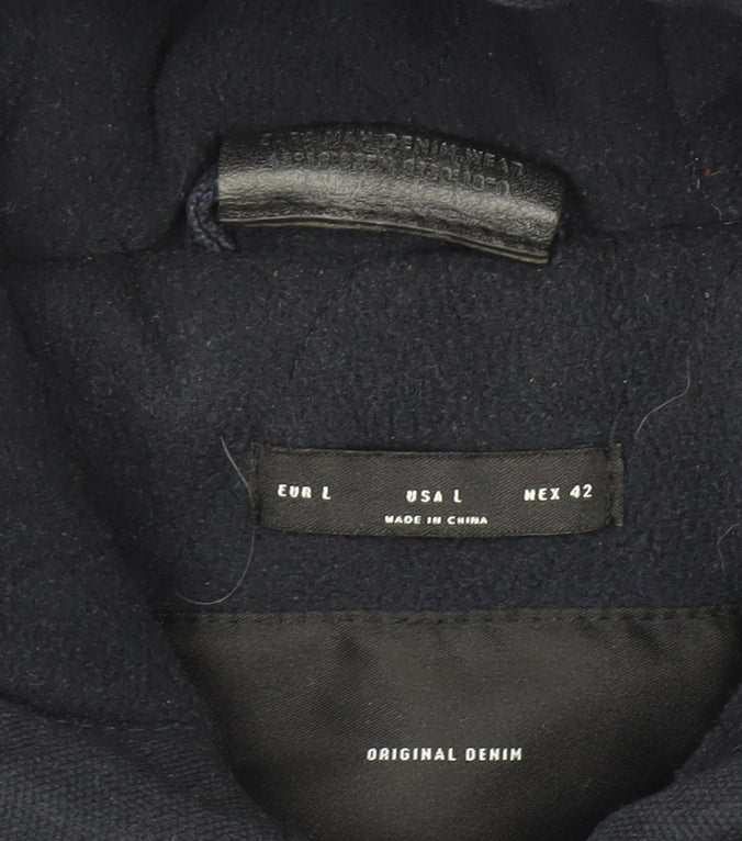 Mens UK Size L Original Denim Black Basic Jacket