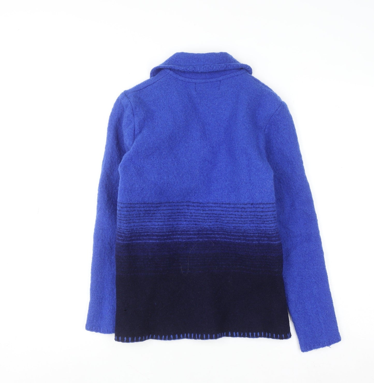 Womens UK Size S Lisa International Blue Cardigan Jumper