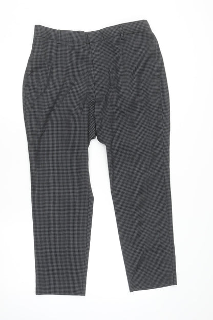 Mens UK Size 36R New Look Regular Fit Business Casual Formal Workwear Grey Trous