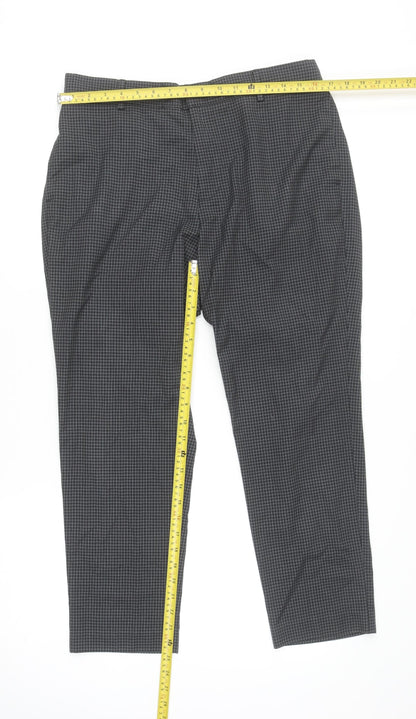 Mens UK Size 36R New Look Regular Fit Business Casual Formal Workwear Grey Trous