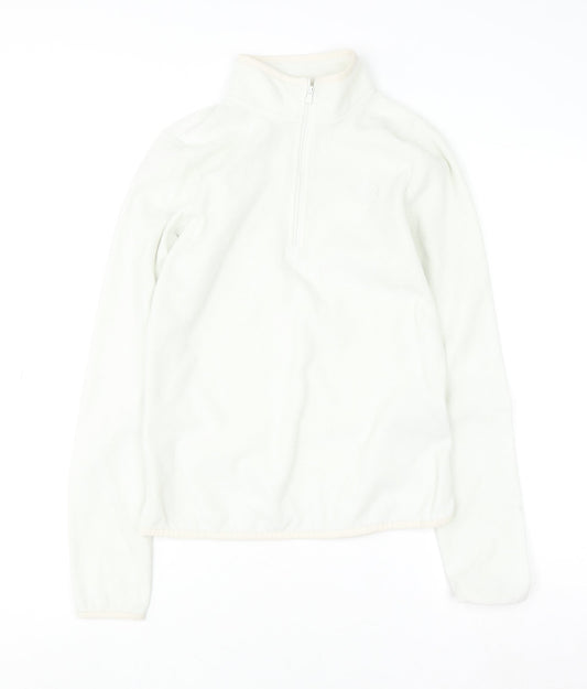 Womens UK Size S The North Face White Pullover Sweatshirt