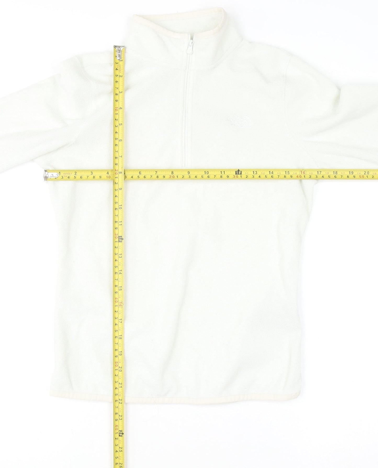Womens UK Size S The North Face White Pullover Sweatshirt