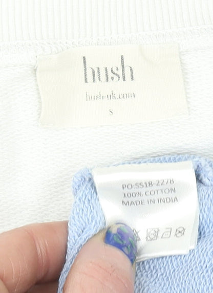 Womens UK Size S Hush Blue Pullover Sweatshirt