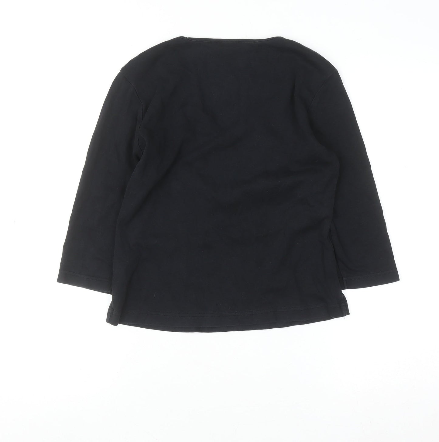 Womens UK Size M Mexx Black Basic T-Shirt