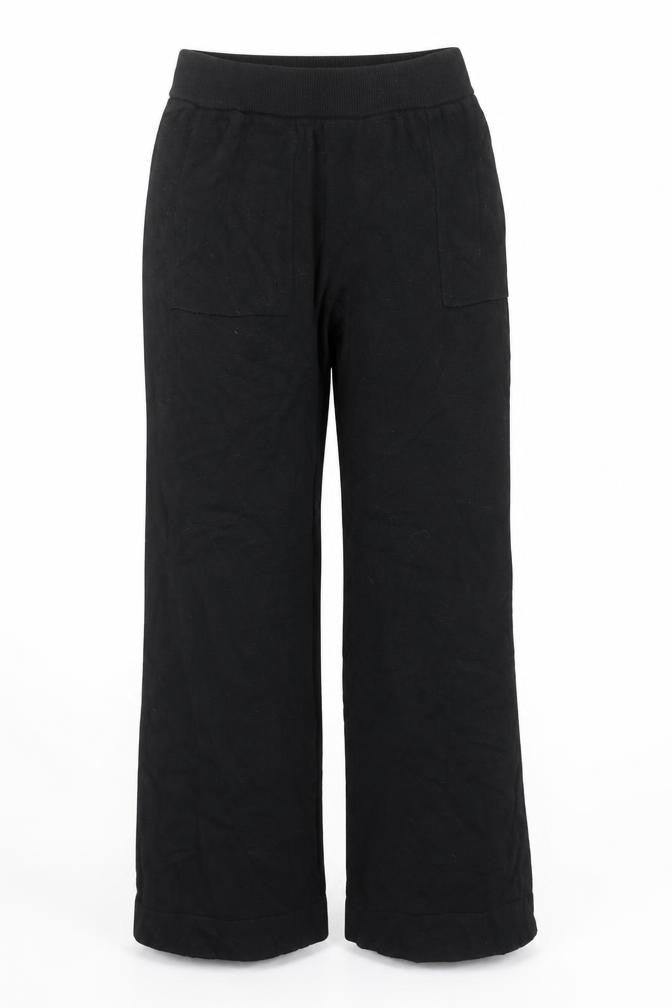 Womens UK Size S Kate Spade Regular Fit Sweatpants Black Trousers