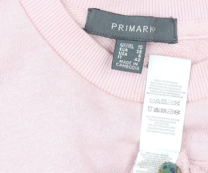 Womens UK Size 10 Primark Pink Pullover Jumper