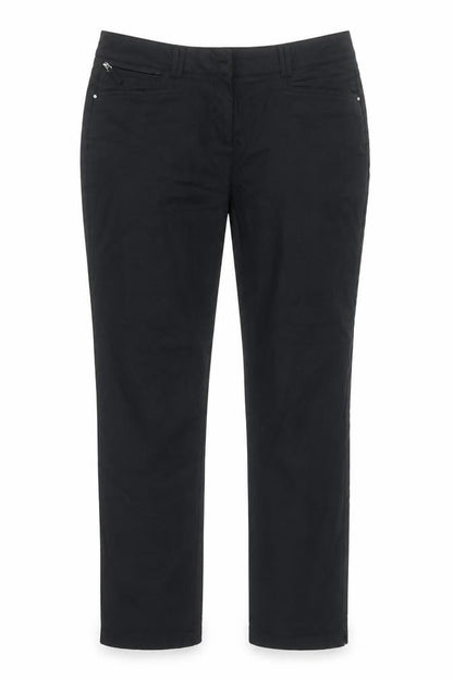 Womens UK Size 14 Pink Collection Regular Fit Casual Workwear Black Trousers