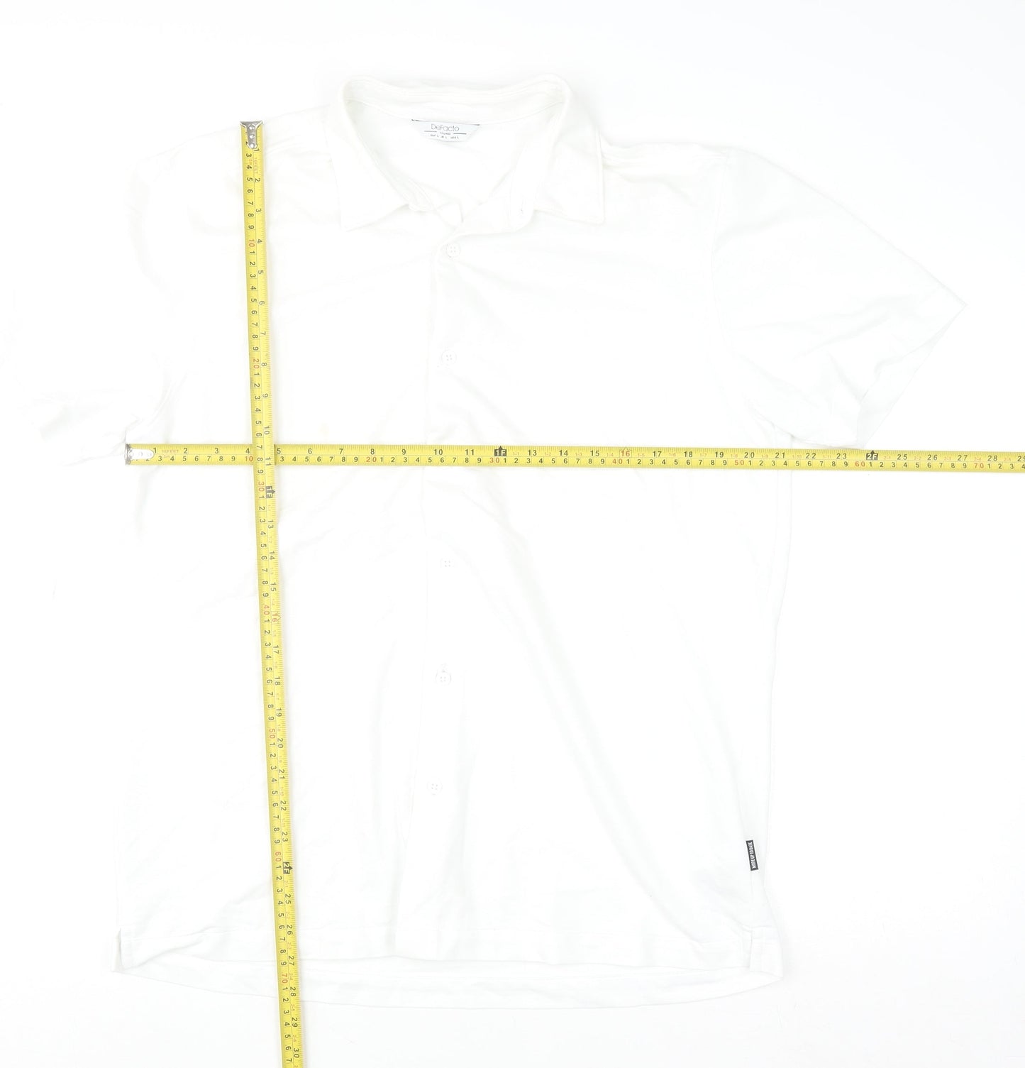 Mens UK Size L DeFacto Cotton Blend Polo Shirt