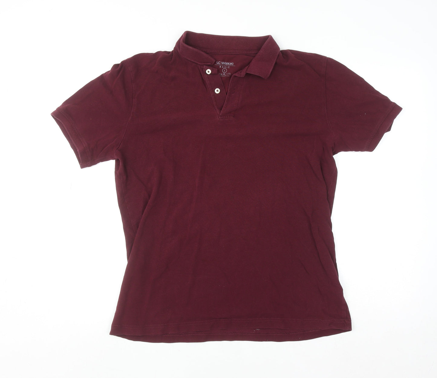 Mens UK Size L LC Waikiki 100% Cotton Polo Shirt
