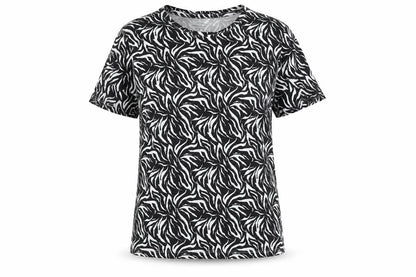 Womens UK Size M Dunnes Stores Black Basic T-Shirt