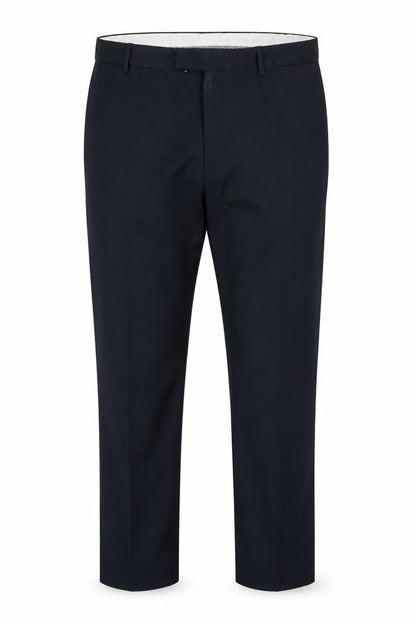 Dunnes Men's Navy 42in Regular Fit Dress Trousers