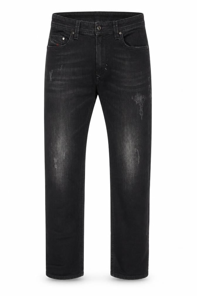 Mens UK Size 31 Diesel Slim Fit Straight Black Jeans