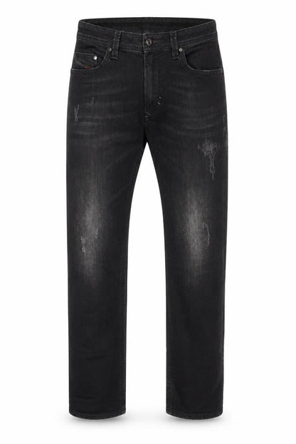 Mens UK Size 31 Diesel Slim Fit Straight Black Jeans