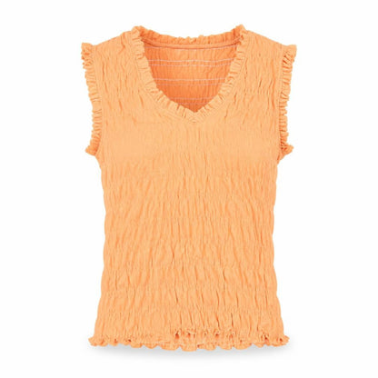 Womens UK Size S Gallery Orange Camisole Blouse