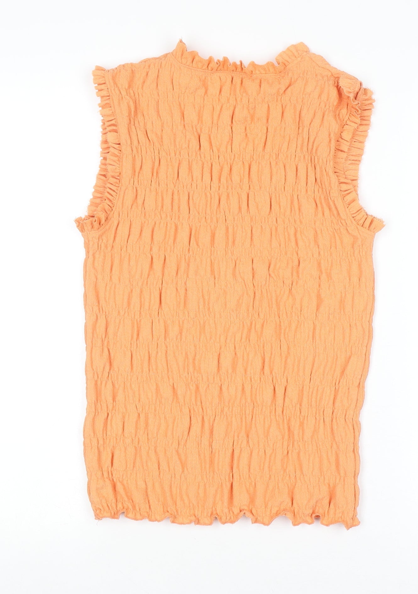 Womens UK Size S Gallery Orange Camisole Blouse