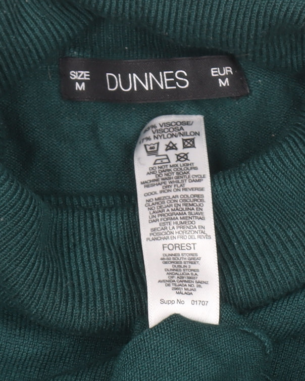 Womens UK Size M Dunnes Green Pullover Jumper