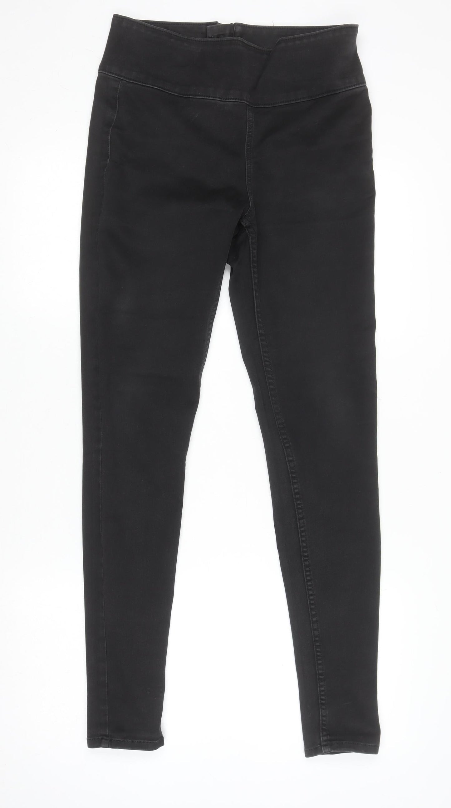 Womens UK Size M Pieces Slim Fit Skinny Black Jeans