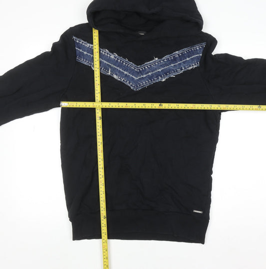Mens UK Size L Diesel Black Pullover Hoodie