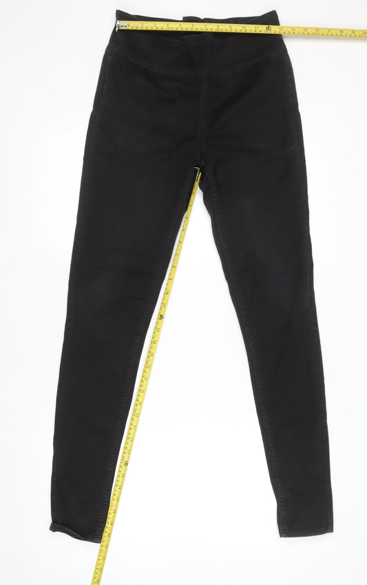 Womens UK Size M Pieces Slim Fit Skinny Black Jeans
