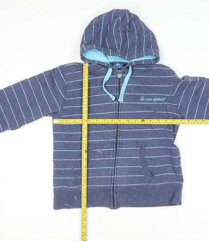 Womens UK Size 10 le coq sportif Blue Full Zip Hoodie