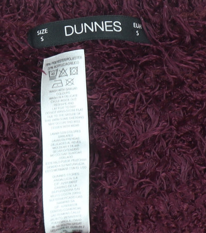 Womens UK Size S Dunnes Red Pullover Jumper