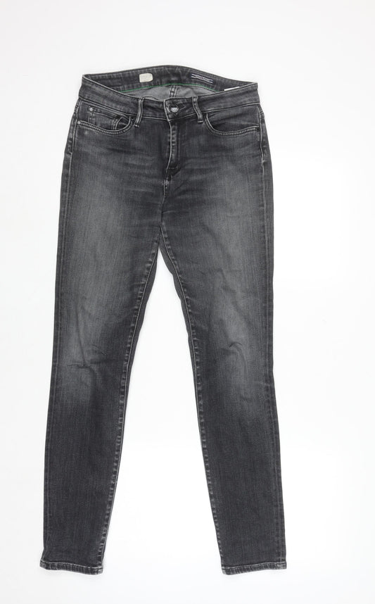 Mens UK Size M Tommy Hilfiger Slim Fit Skinny Black Jeans